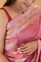 Baby Pink Designer Saree