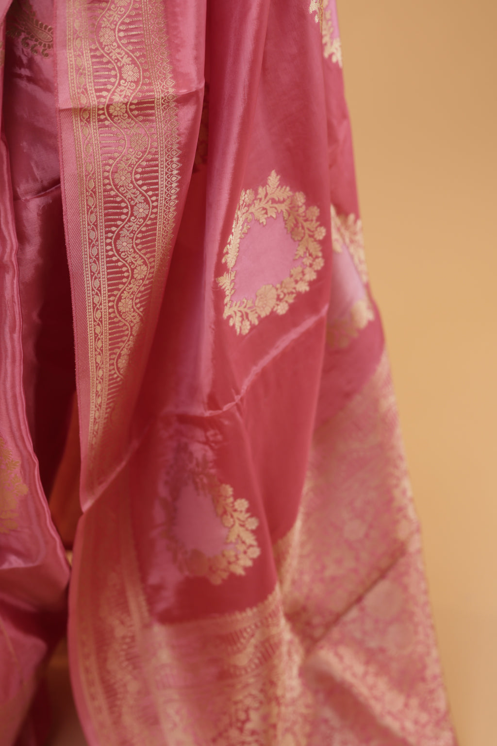 Baby Pink Designer Saree