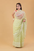 Parrot Thread Organza