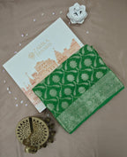 Green Georgette Banarasi Saree