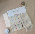 Mulmul Cotton White Booti Suit