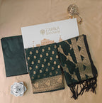 Mehndi Katan Silk Suit