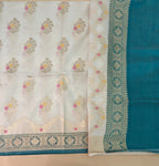 Sea Green Ivory Cotton Suit