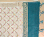 Sea Green Ivory Cotton Suit