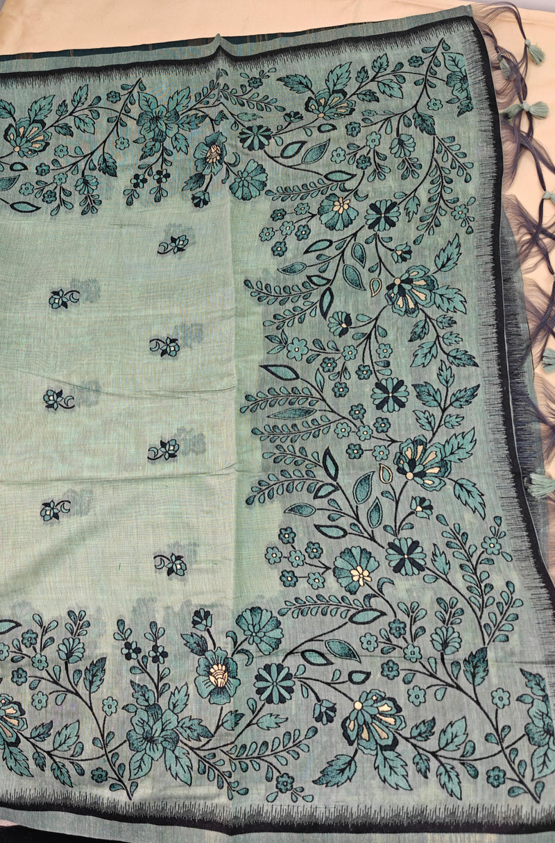 Sea Green Jamdani Suit