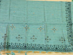 Dark Aqua Tussar Silk Suit