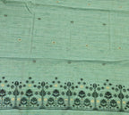 Dark Aqua Tussar Silk Suit