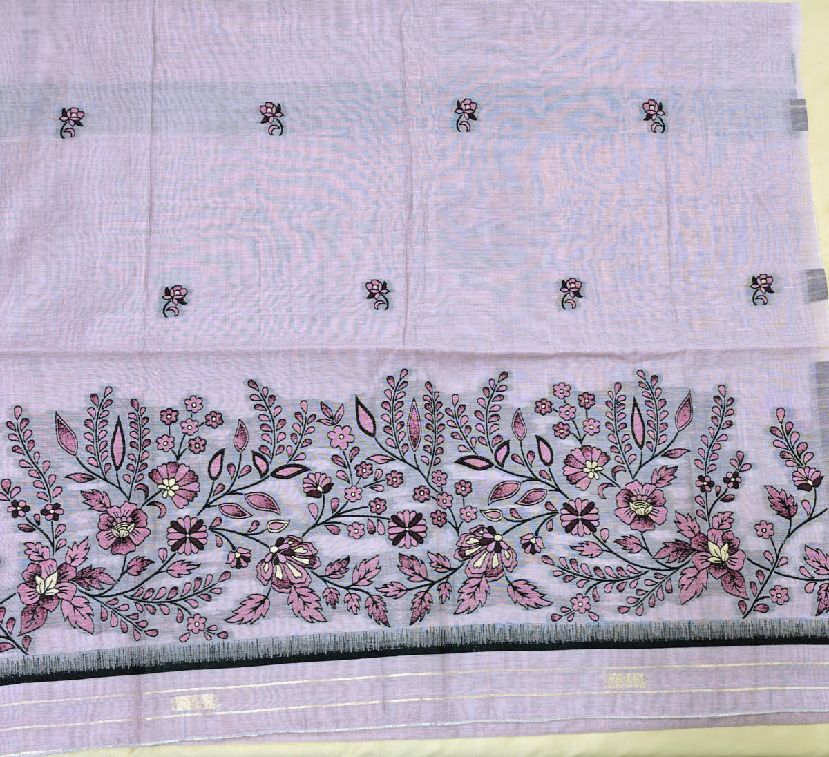 Purple Jamdani Suit