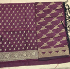 Maroon Katan Silk Suit