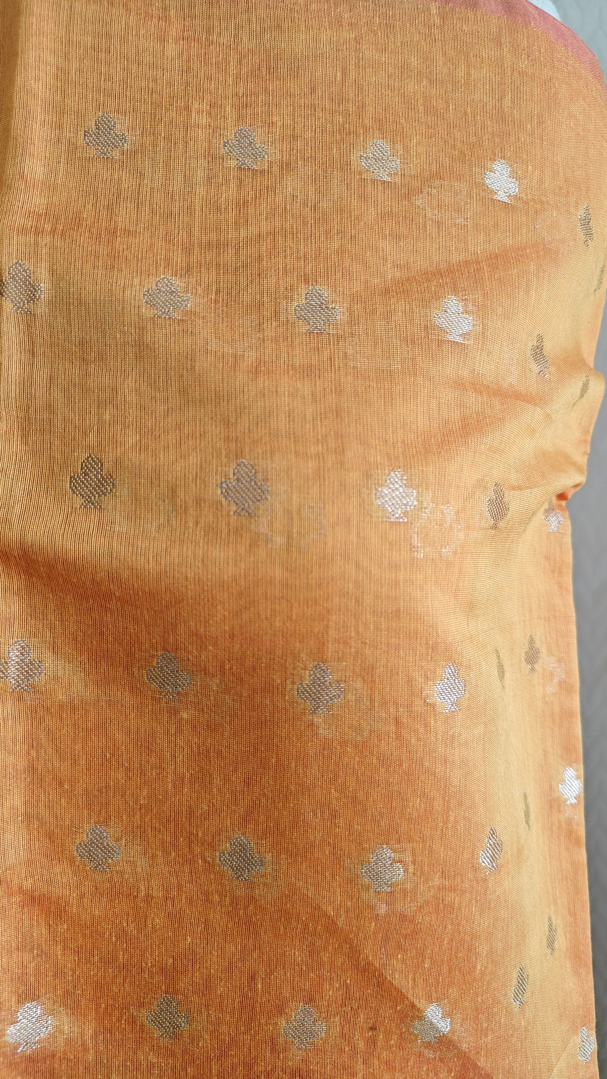 Orangish yellow Cotton suit