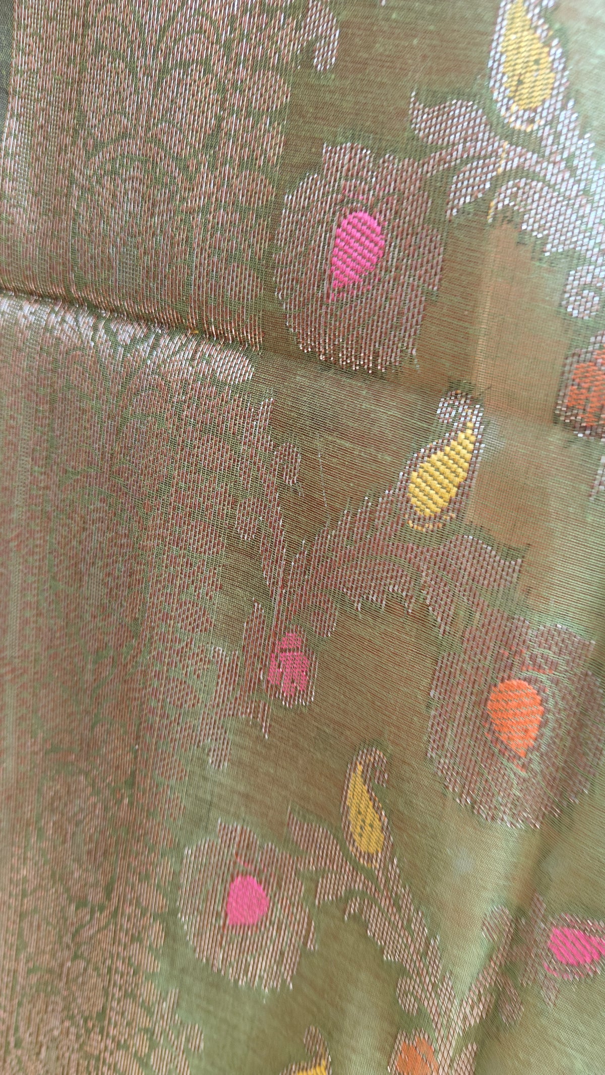 Orangish yellow Cotton suit