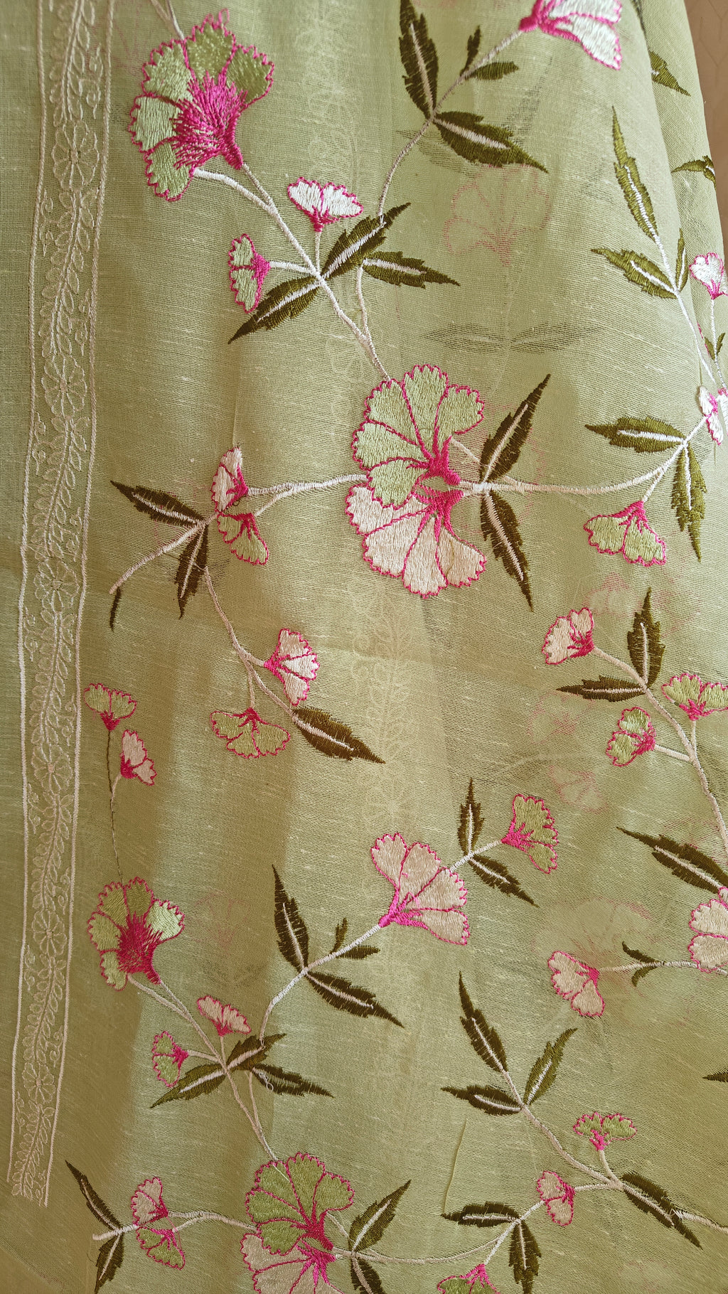 Parrot Green Linen Suit