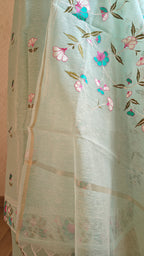 Aqua Blue Linen Suit