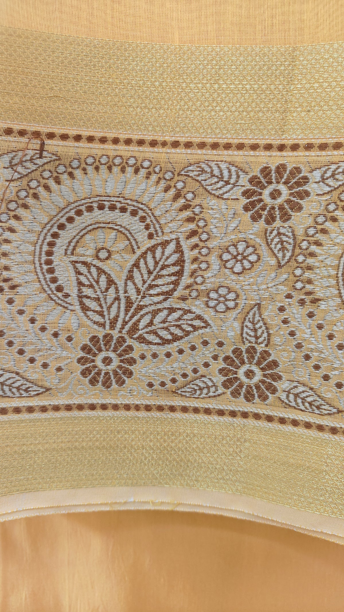 Mango Yellow Cotton Suit