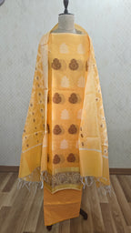 Mango Yellow Cotton Suit
