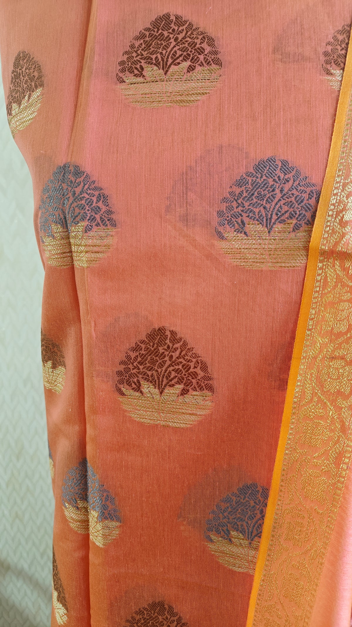 Orange Cotton Suit