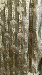 Mehndi Tissue Silk Suit