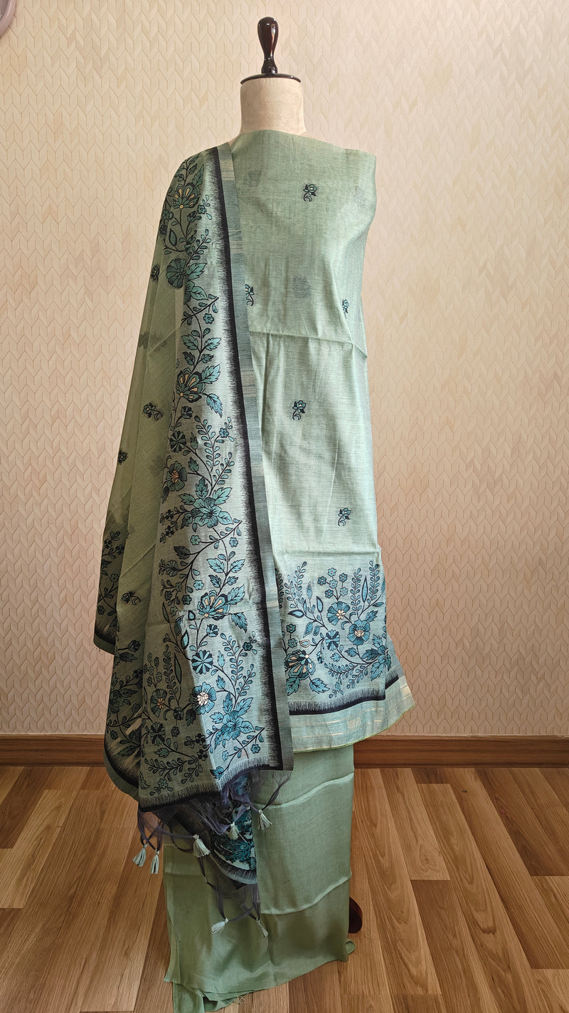 Sea Green Jamdani Suit