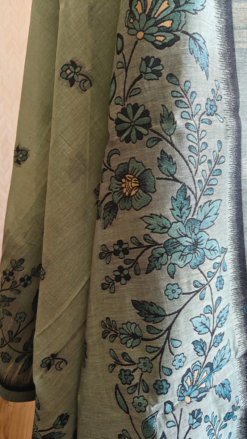 Sea Green Jamdani Suit