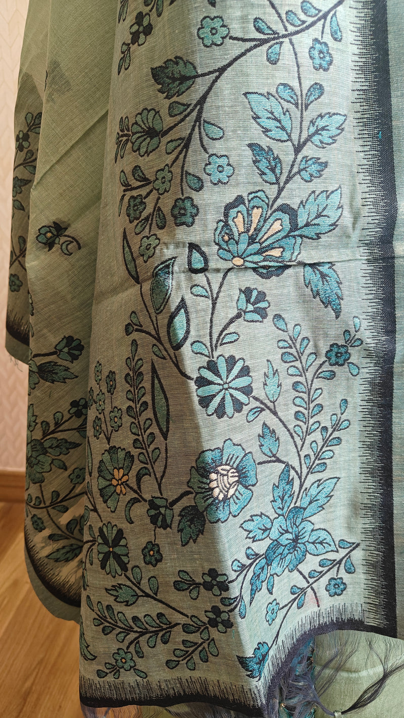 Sea Green Jamdani Suit