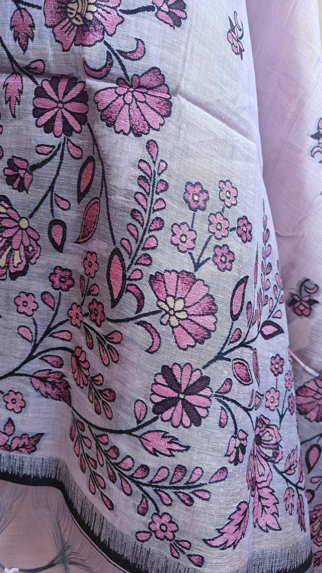 Purple Jamdani Suit