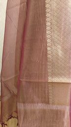 Plum Tissue Silk Suit