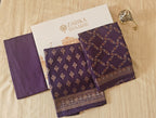 Purple Mulmul Cotton Suit