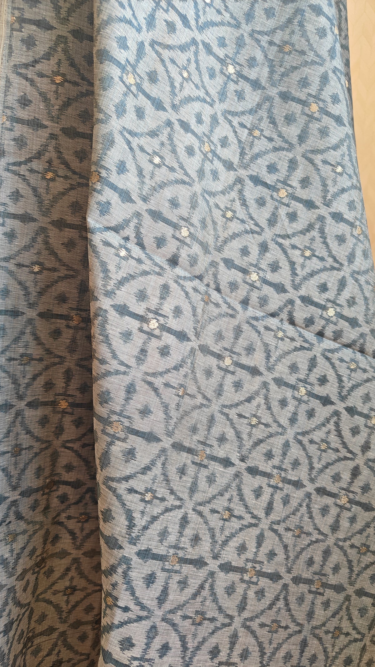 Khadi Tone Blue Linen Suit
