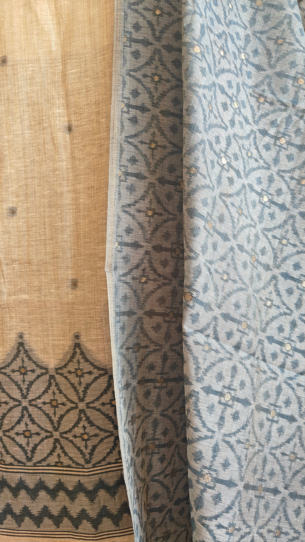 Khadi Tone Blue Linen Suit