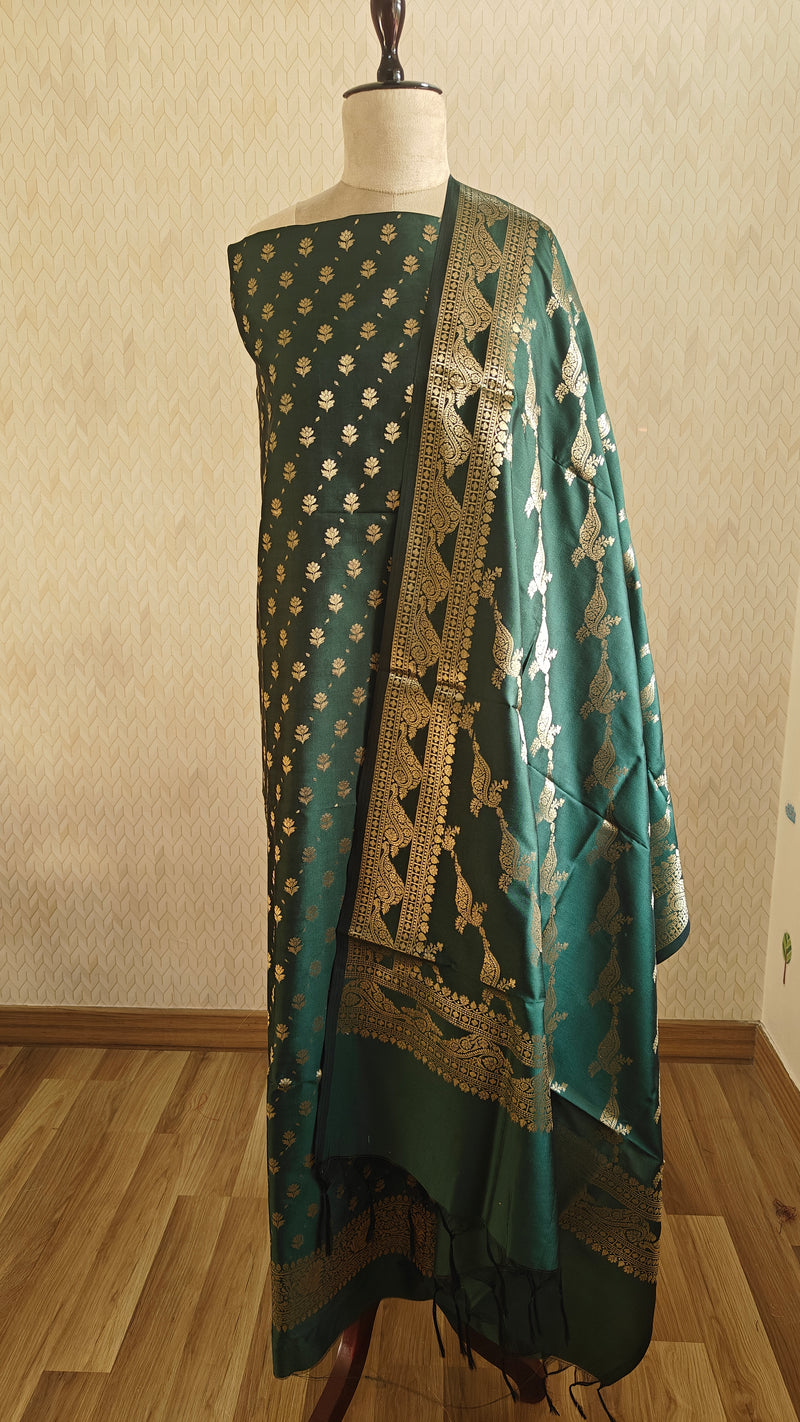 Mehndi Katan Silk Suit