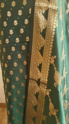 Mehndi Katan Silk Suit