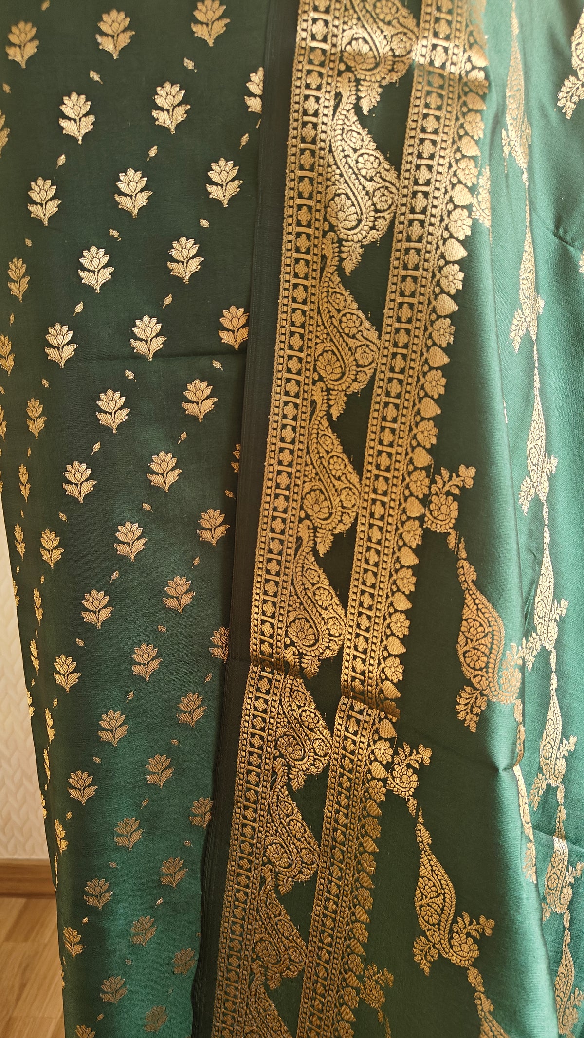 Mehndi Katan Silk Suit