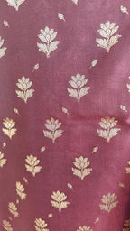 Maroon Katan Silk Suit
