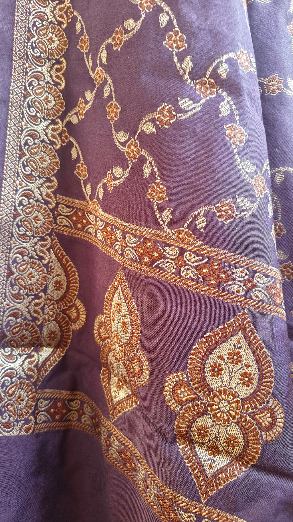 Purple Mulmul Cotton Suit