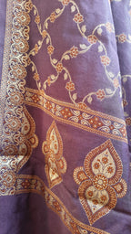 Purple Mulmul Cotton Suit