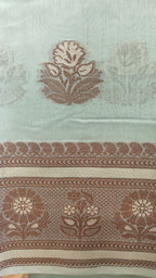 Aqua Blue Cotton Suit