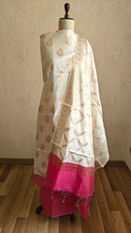 Pink Ivory Cotton Suit