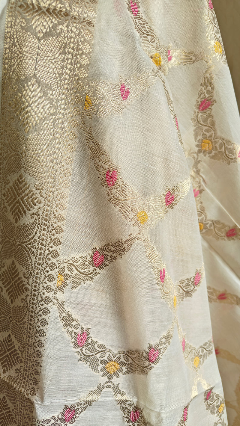Pink Ivory Cotton Suit