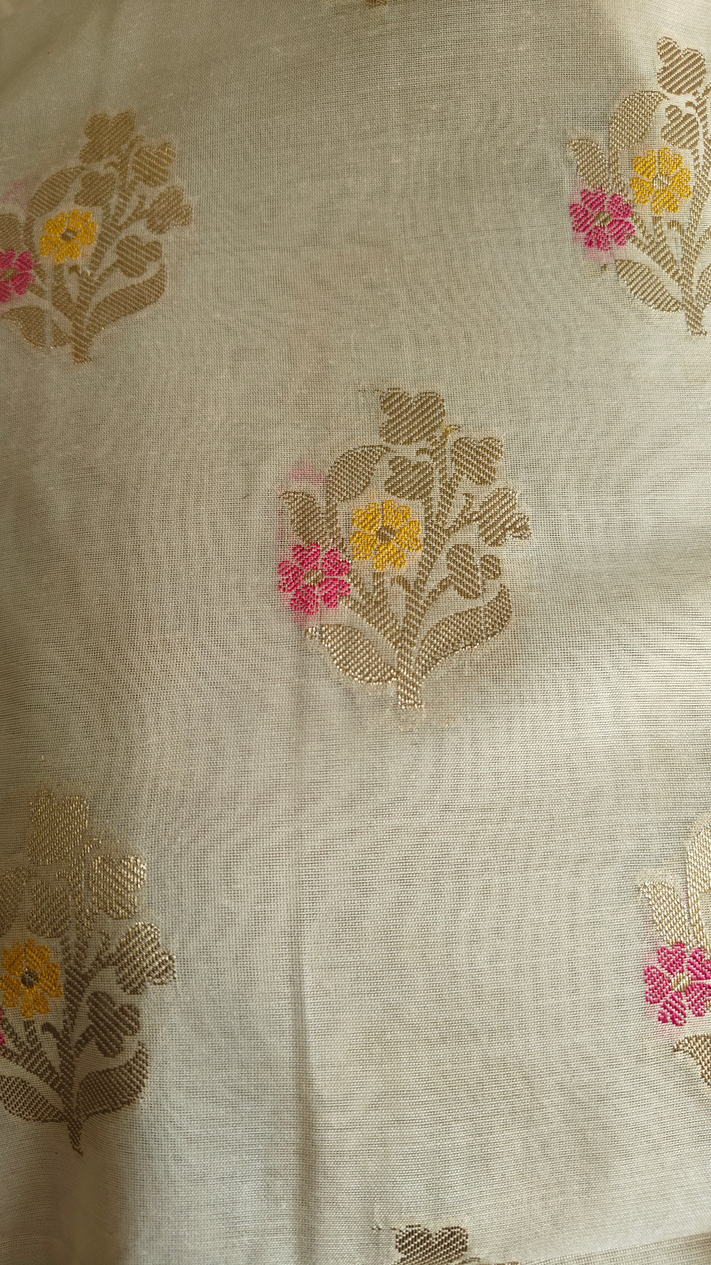 Pink Ivory Cotton Suit