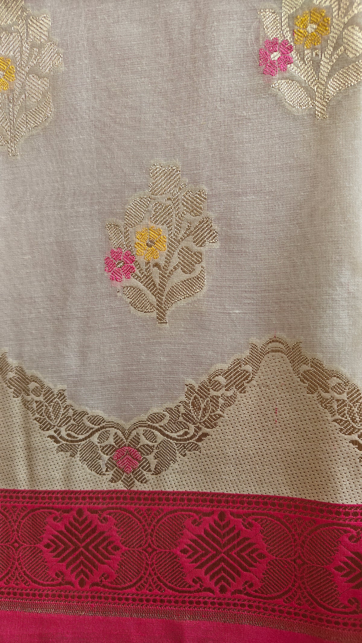 Pink Ivory Cotton Suit