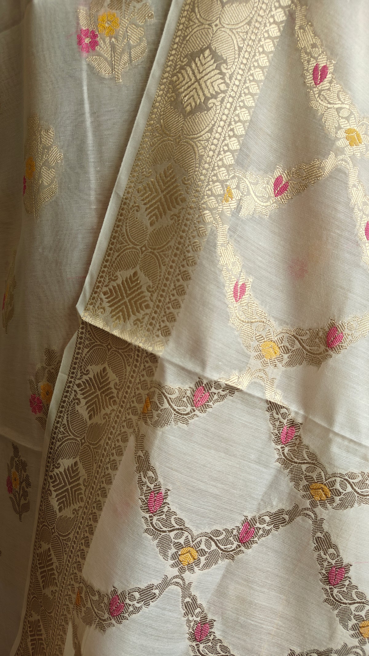 Pink Ivory Cotton Suit