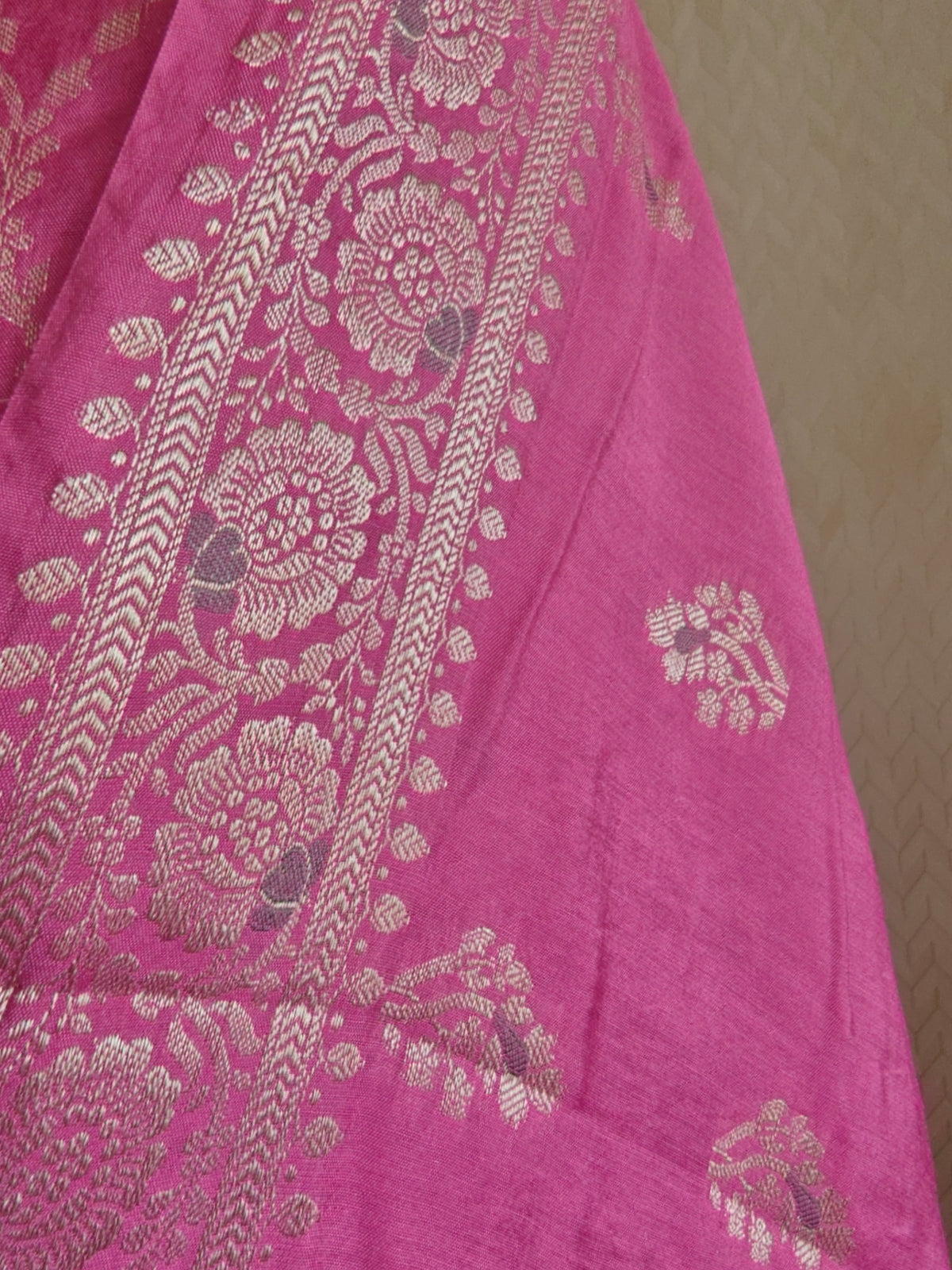 Pink Mulmul Cotton Suit