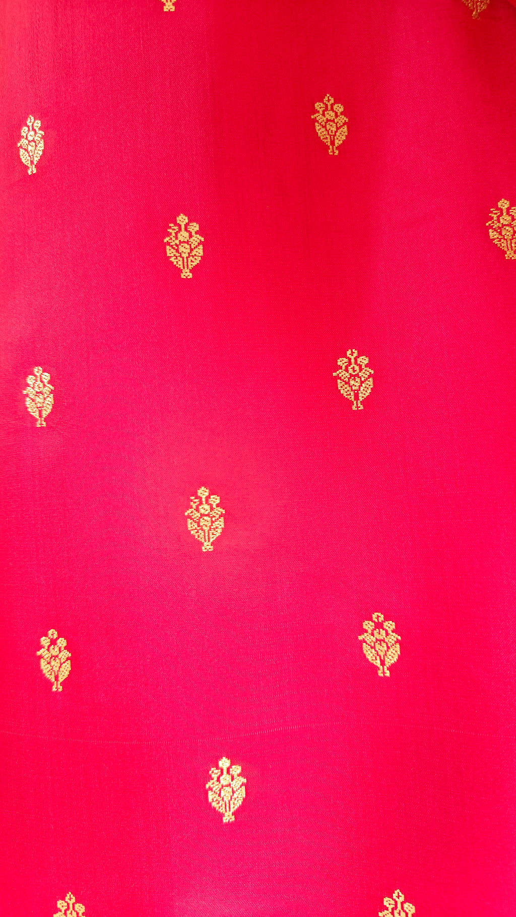 Magenta Katan Silk Suit