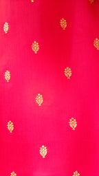 Magenta Katan Silk Suit