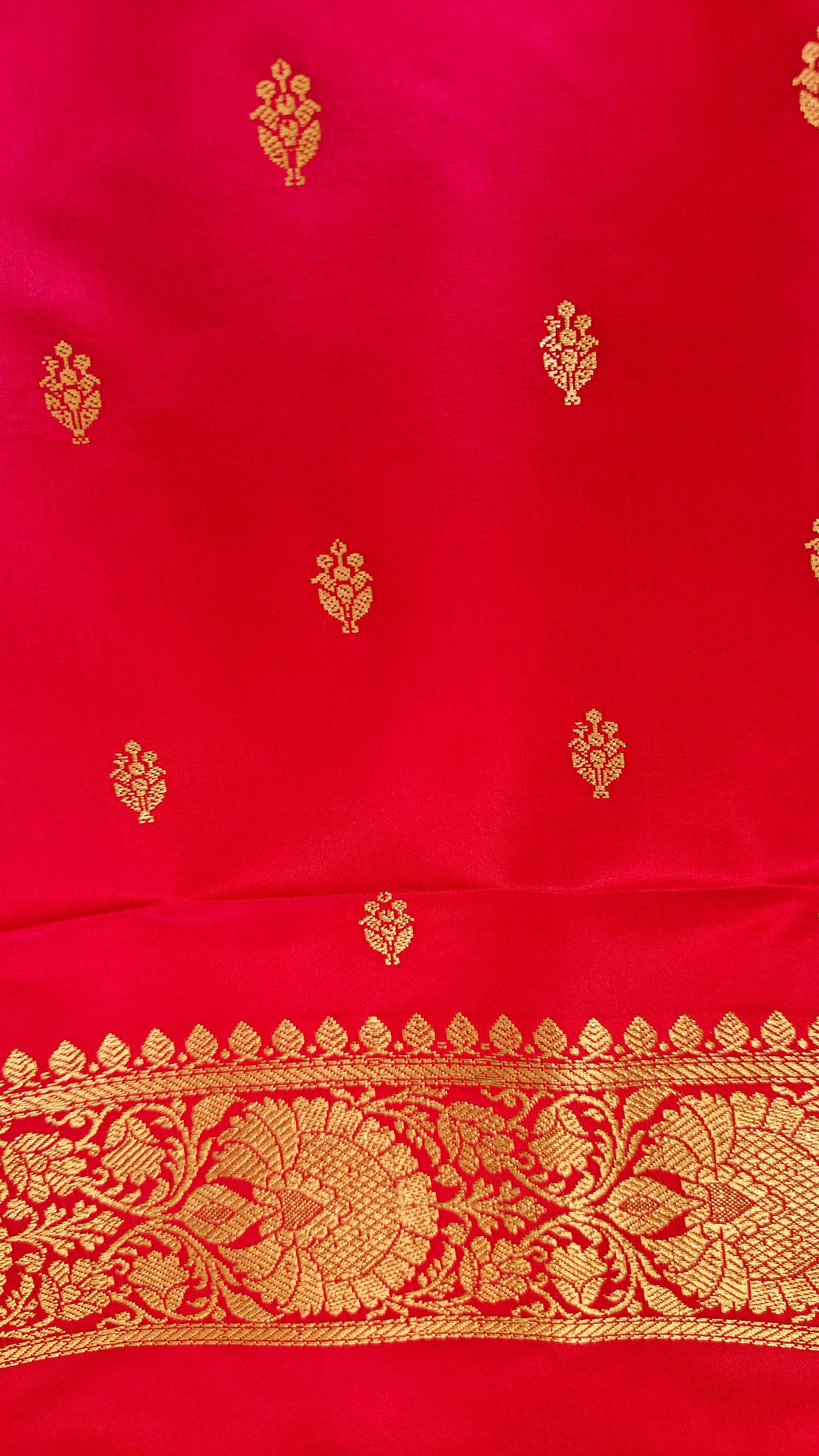 Magenta Katan Silk Suit