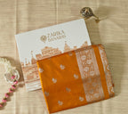 Mustard Silk Meenakari Saree