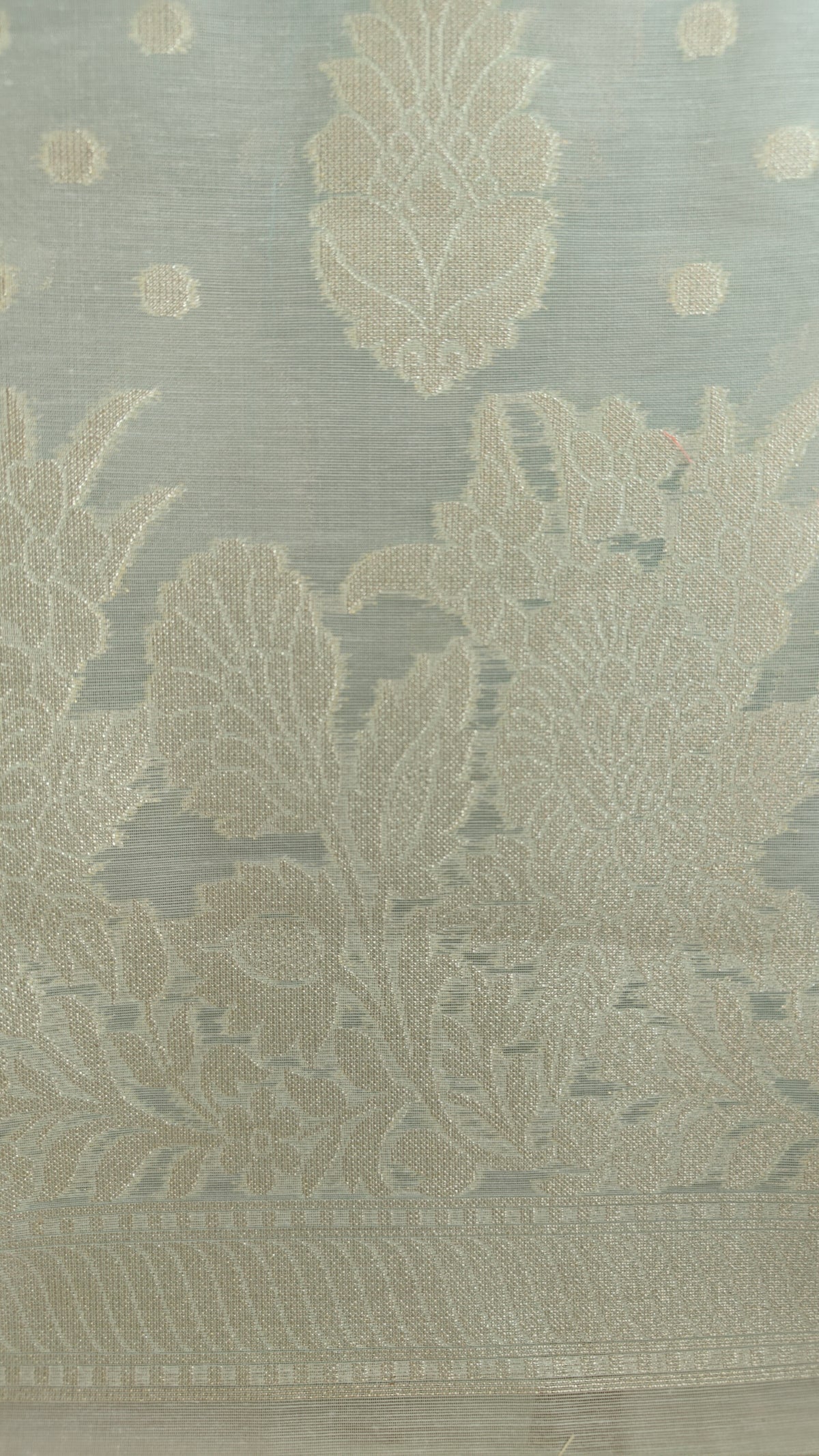 Light Grey Banarasi Linen Suit