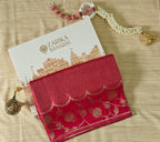 Pink Dual Tone Shimmer Saree