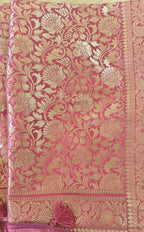 Rose Butter Crepe Designer Saree
