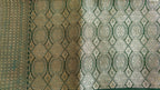 Dark Green Georgette Floral Jaal